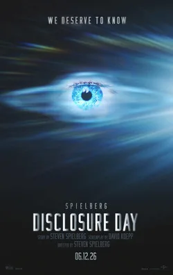 Official theatrical poster for Disclosure Day (2026)