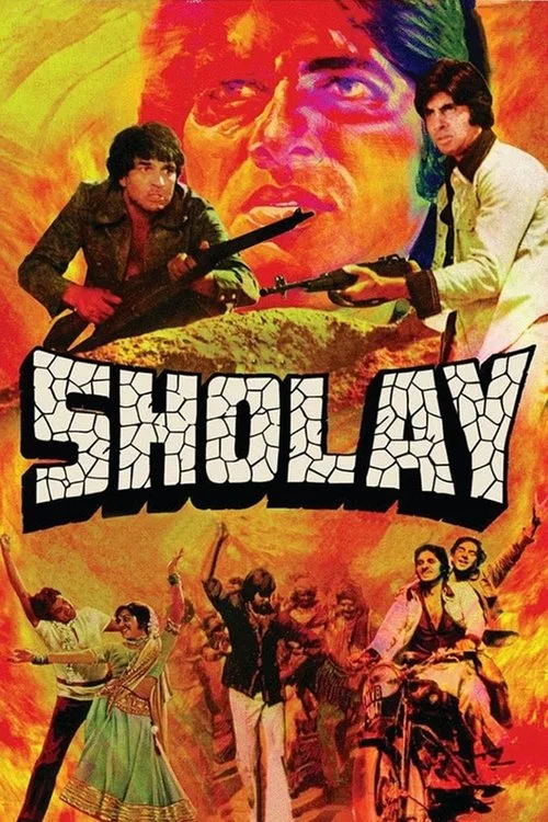 Official theatrical poster for Sholay (1975)