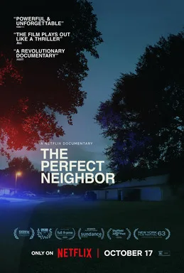 Official theatrical poster for The Perfect Neighbor (2025)