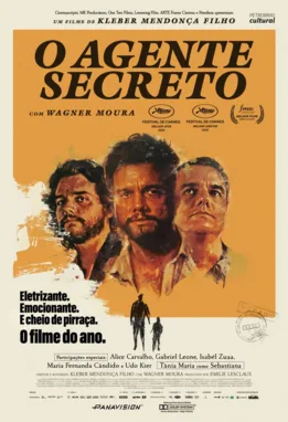 Official theatrical poster for The Secret Agent (2025)