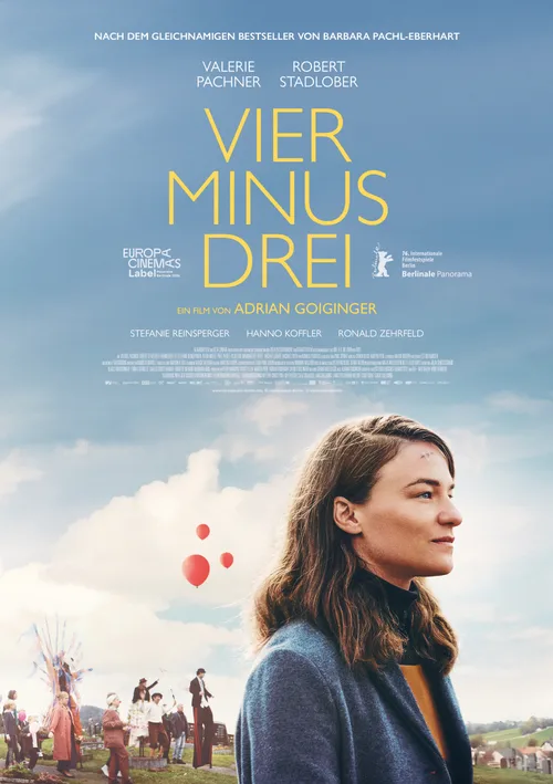 Official theatrical poster for Vier minus drei (2026)